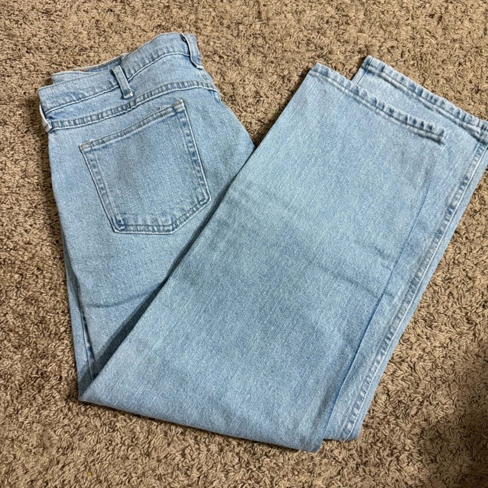 Wrangler Men's Light Blue Straight Jeans